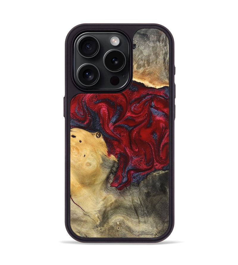 iPhone 15 Pro Wood Phone Case - Dream (Red, 820406)