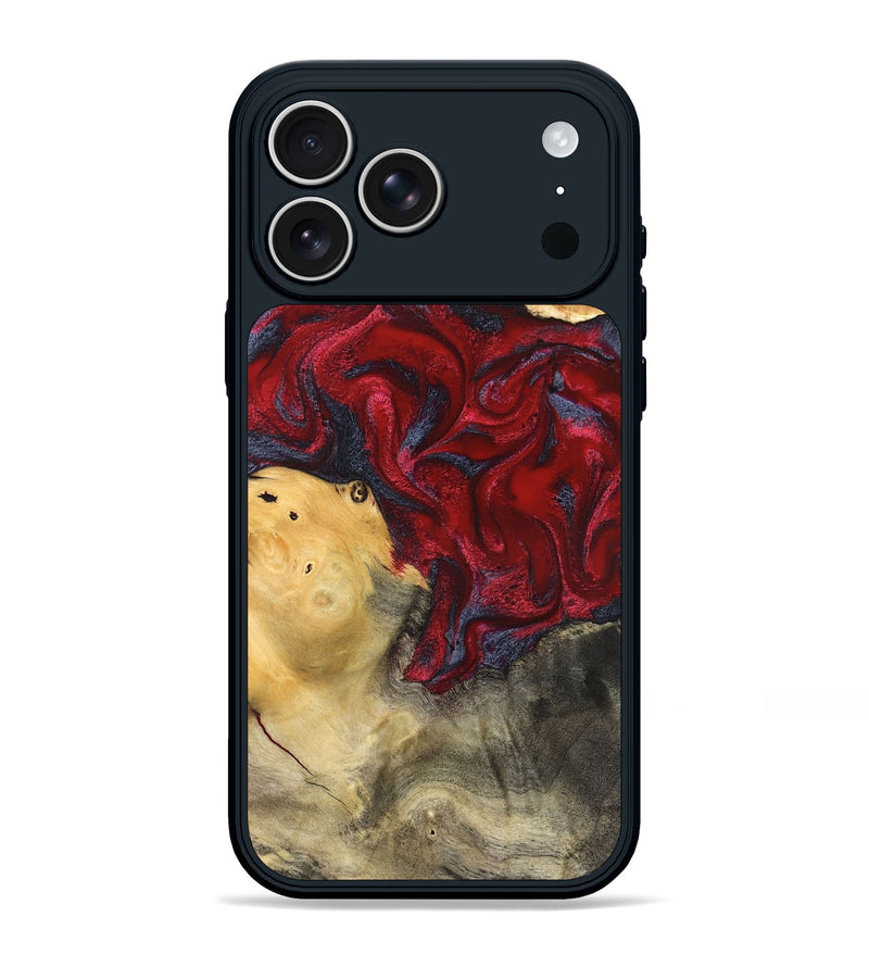 iPhone 17 Pro Max Wood Phone Case - Dream (Red, 820406)