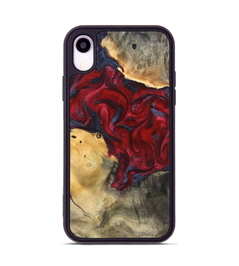 iPhone Xr Wood Phone Case - Dream (Red, 820406)