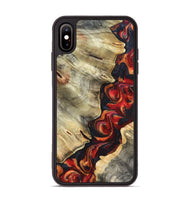 iPhone Xs Max Wood Phone Case - Darcy (Red, 820407)