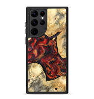 Galaxy S22 Ultra Wood Phone Case - Aylani (Red, 820408)