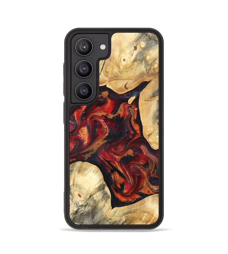 Galaxy S23 Wood Phone Case - Aylani (Red, 820408)