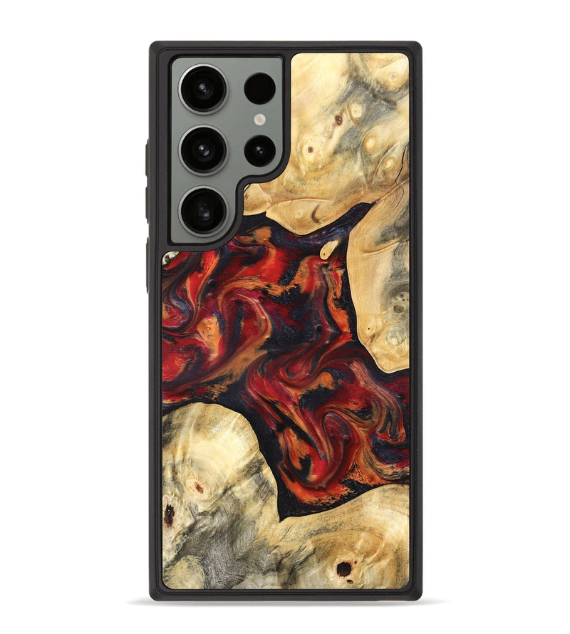 Galaxy S23 Ultra Wood Phone Case - Aylani (Red, 820408)