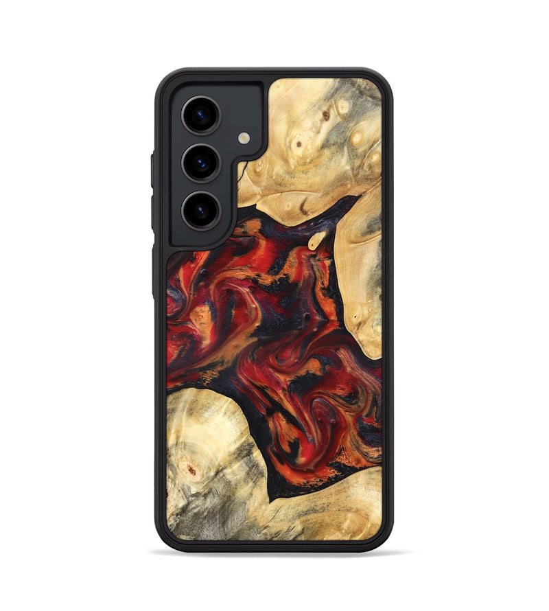 Galaxy S24 Wood Phone Case - Aylani (Red, 820408)