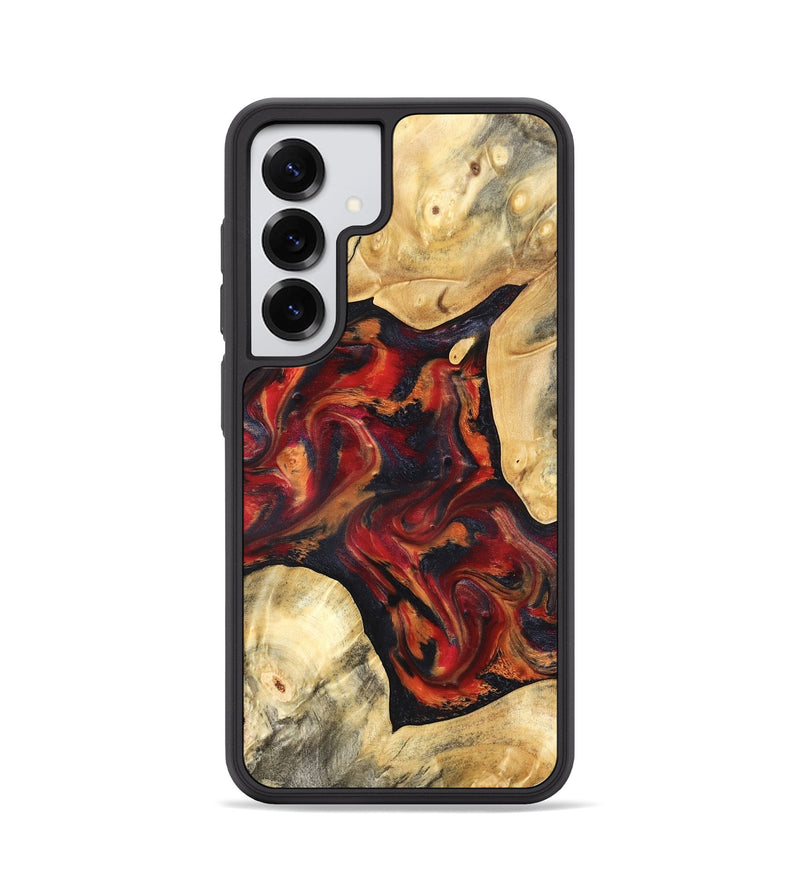 Galaxy S25 Wood Phone Case - Aylani (Red, 820408)