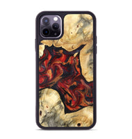 iPhone 11 Pro Max Wood Phone Case - Aylani (Red, 820408)