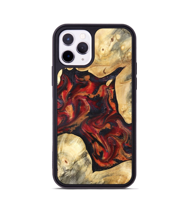 iPhone 11 Pro Wood Phone Case - Aylani (Red, 820408)
