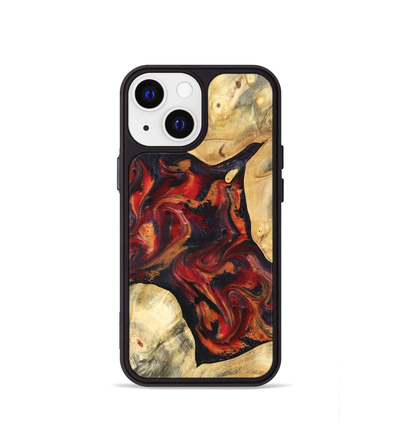 iPhone 13 mini Wood Phone Case - Aylani (Red, 820408)