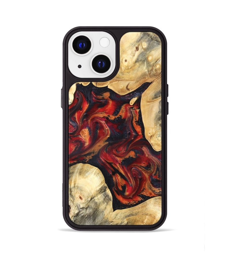 iPhone 13 Wood Phone Case - Aylani (Red, 820408)