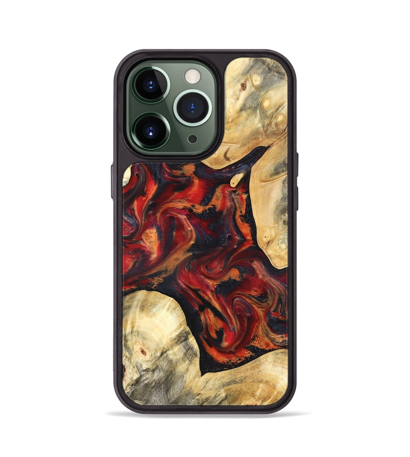 iPhone 13 Pro Wood Phone Case - Aylani (Red, 820408)
