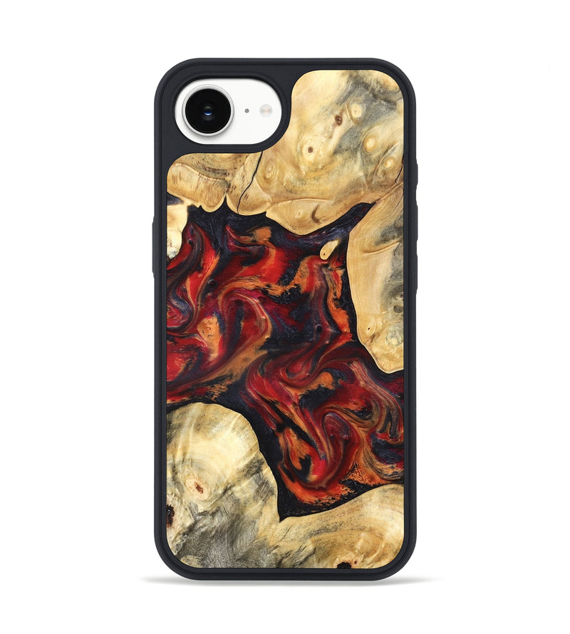 iPhone 16e Wood Phone Case - Aylani (Red, 820408)