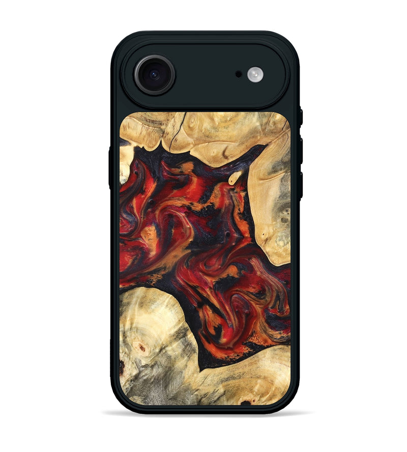 iPhone 17 Air Wood Phone Case - Aylani (Red, 820408)