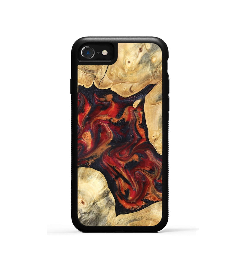 iPhone SE Wood Phone Case - Aylani (Red, 820408)