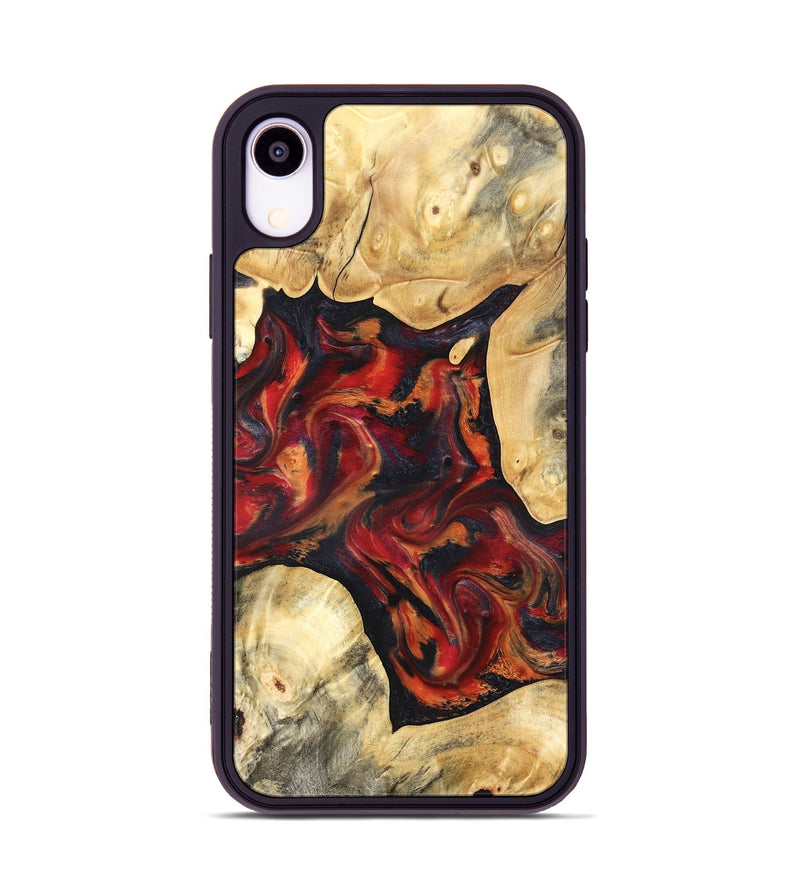 iPhone Xr Wood Phone Case - Aylani (Red, 820408)