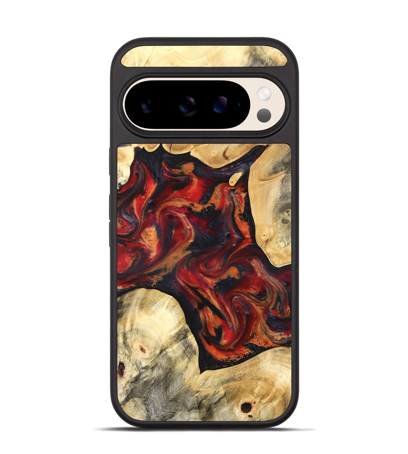 Pixel 10 Pro Wood Phone Case - Aylani (Red, 820408)