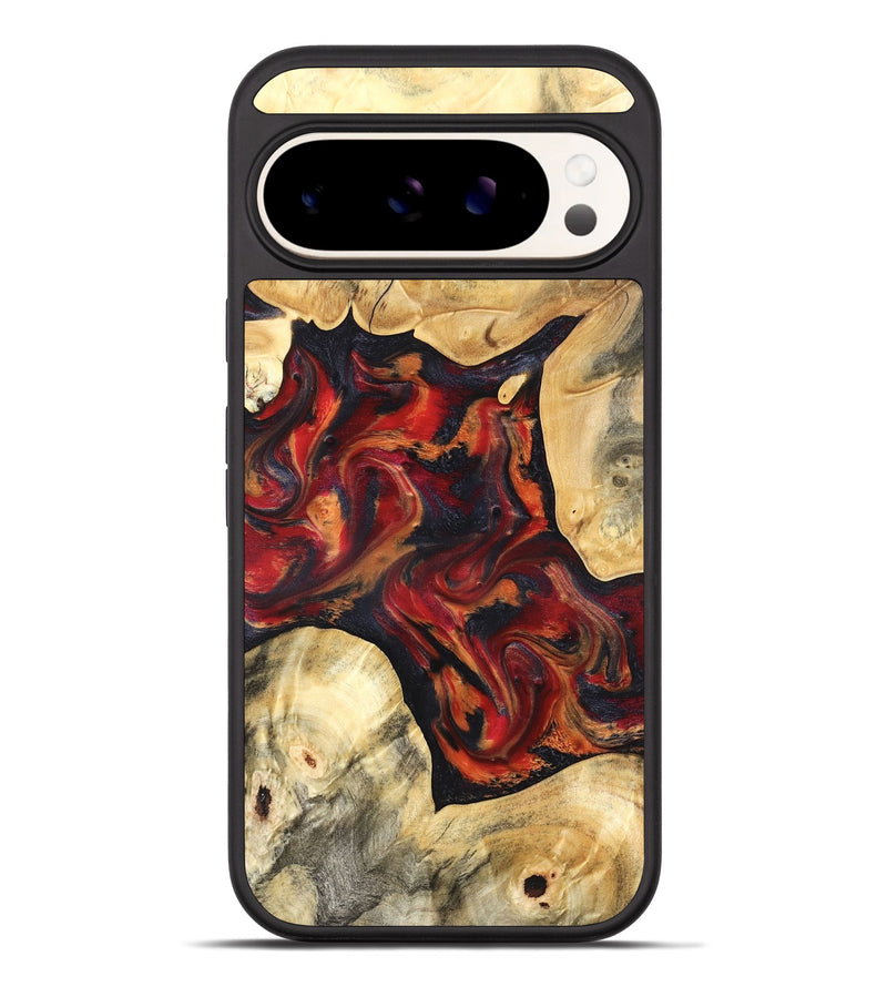 Pixel 10 Pro XL Wood Phone Case - Aylani (Red, 820408)