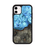 iPhone 11 Wood Phone Case - Laci (Blue, 820409)