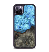 iPhone 11 Pro Max Wood Phone Case - Laci (Blue, 820409)