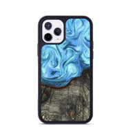 iPhone 11 Pro Wood Phone Case - Laci (Blue, 820409)