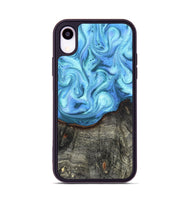iPhone Xr Wood Phone Case - Laci (Blue, 820409)
