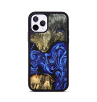 iPhone 11 Pro Wood Phone Case - Rosalyn (Blue, 820410)