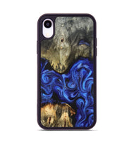 iPhone Xr Wood Phone Case - Rosalyn (Blue, 820410)