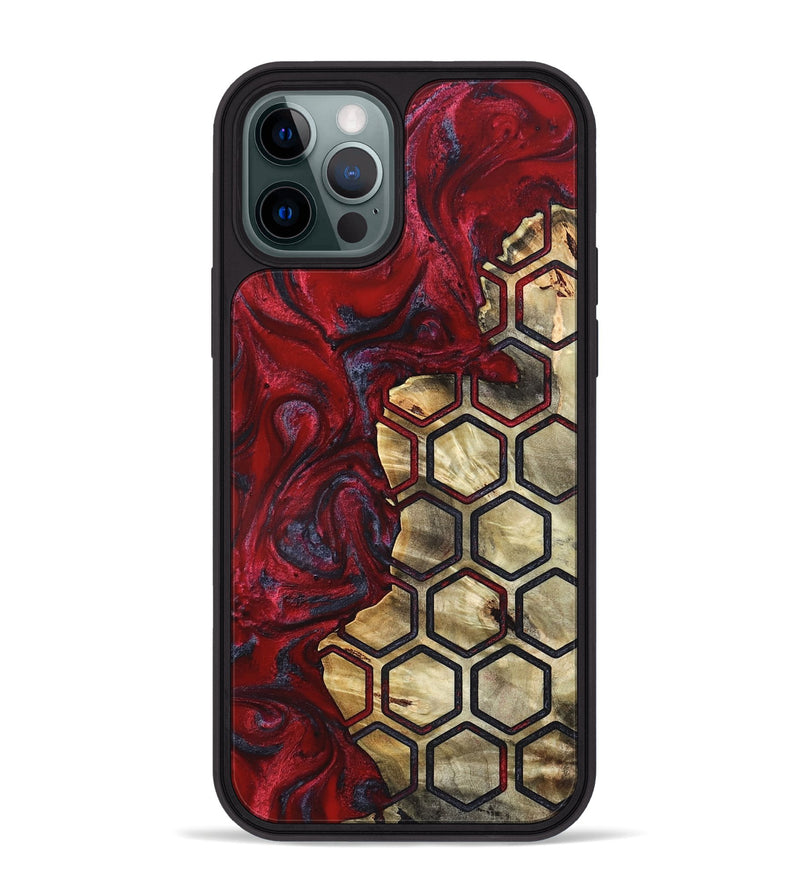 iPhone 12 Pro Max Wood Phone Case - Leandra (Pattern, 820425)