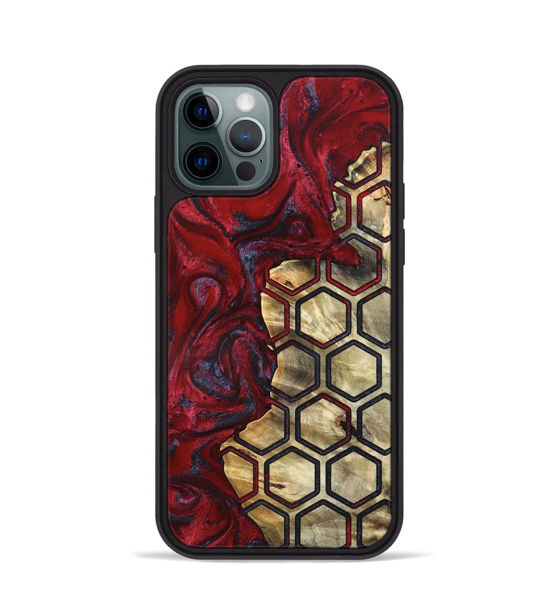 iPhone 12 Pro Wood Phone Case - Leandra (Pattern, 820425)