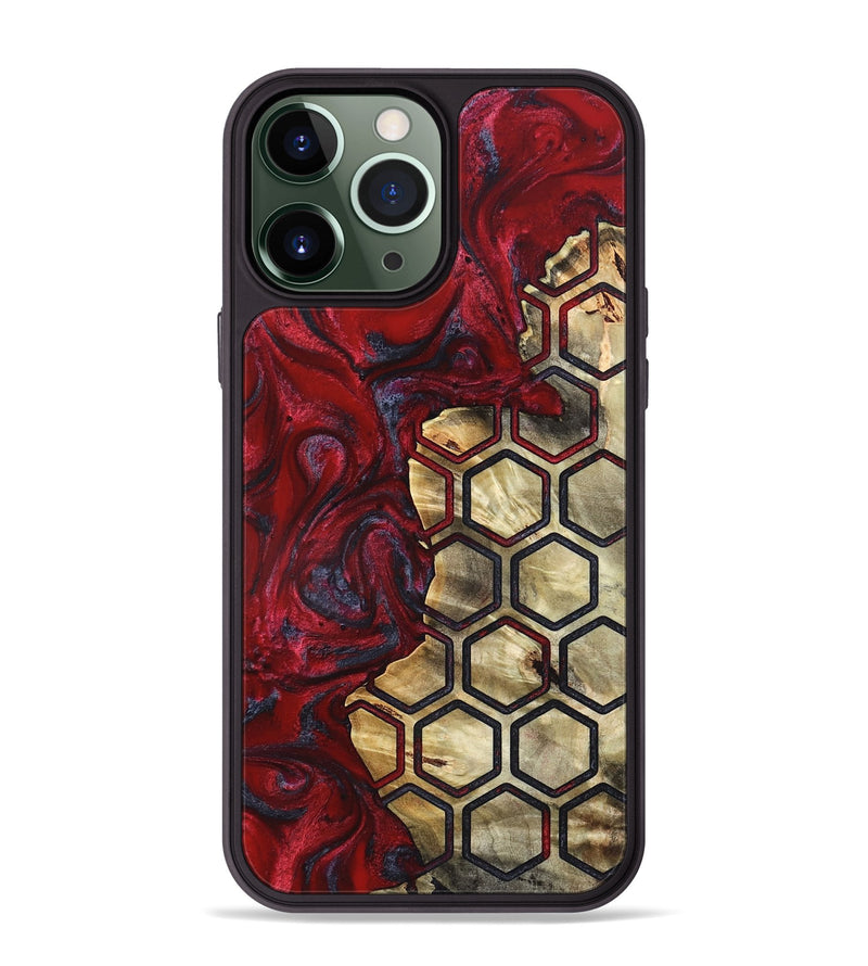 iPhone 13 Pro Max Wood Phone Case - Leandra (Pattern, 820425)