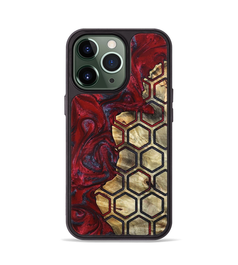 iPhone 13 Pro Wood Phone Case - Leandra (Pattern, 820425)