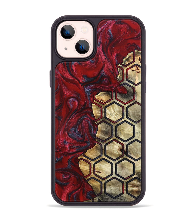 iPhone 14 Plus Wood Phone Case - Leandra (Pattern, 820425)