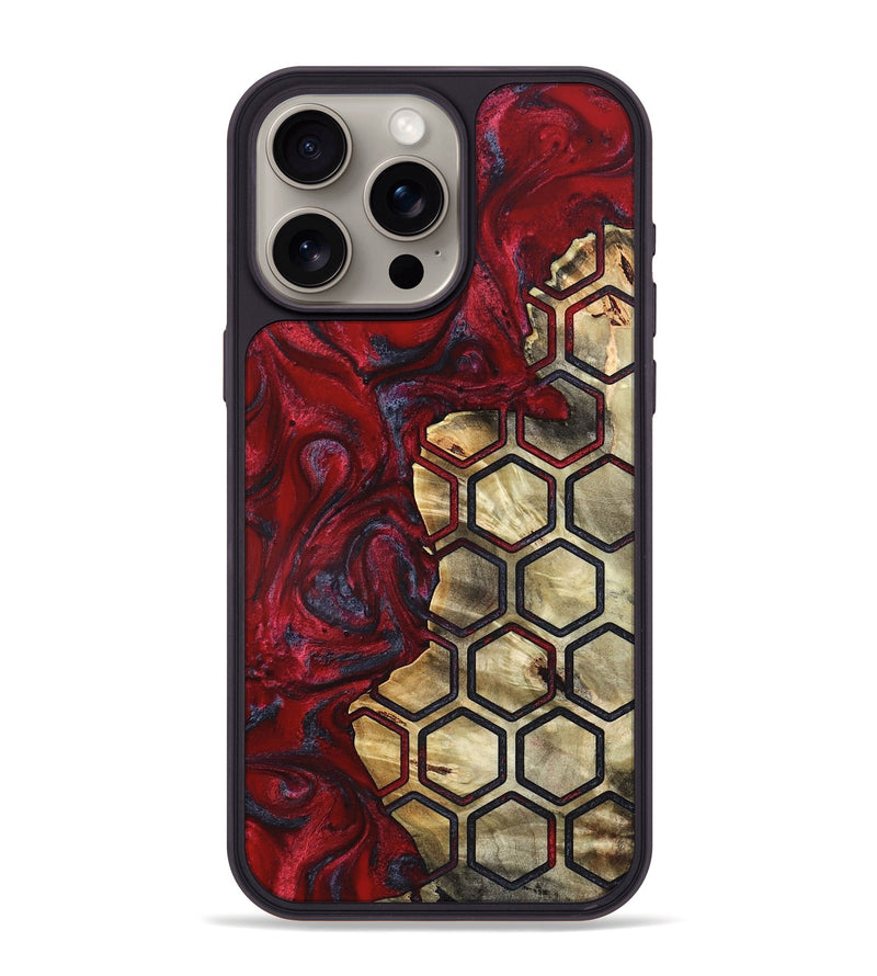 iPhone 15 Pro Max Wood Phone Case - Leandra (Pattern, 820425)