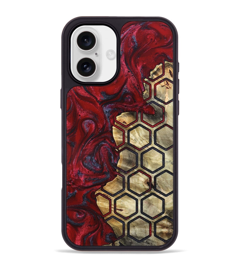 iPhone 16 Plus Wood Phone Case - Leandra (Pattern, 820425)