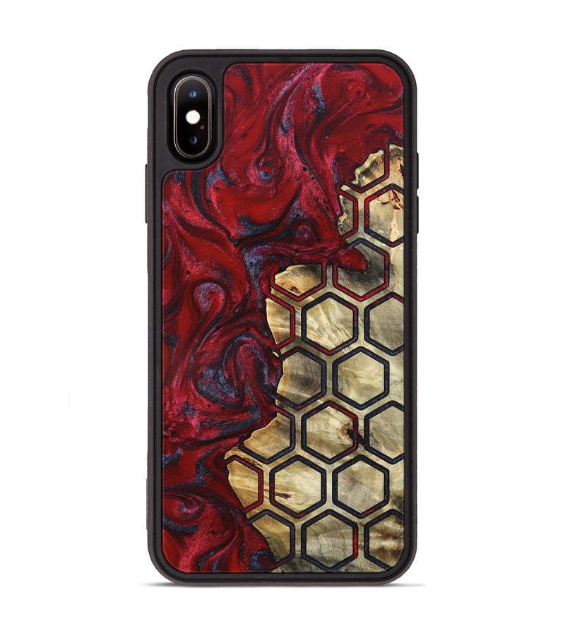 iPhone Xs Max Wood Phone Case - Leandra (Pattern, 820425)