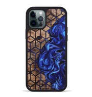 iPhone 12 Pro Max Wood Phone Case - Myrna (Pattern, 820426)