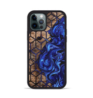 iPhone 12 Pro Wood Phone Case - Myrna (Pattern, 820426)