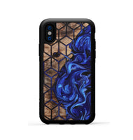 iPhone Xs Wood Phone Case - Myrna (Pattern, 820426)