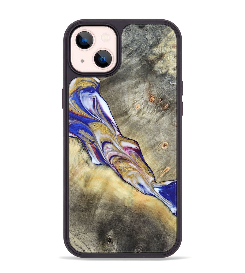 iPhone 14 Plus Wood Phone Case - Chaim (Merica, 820436)