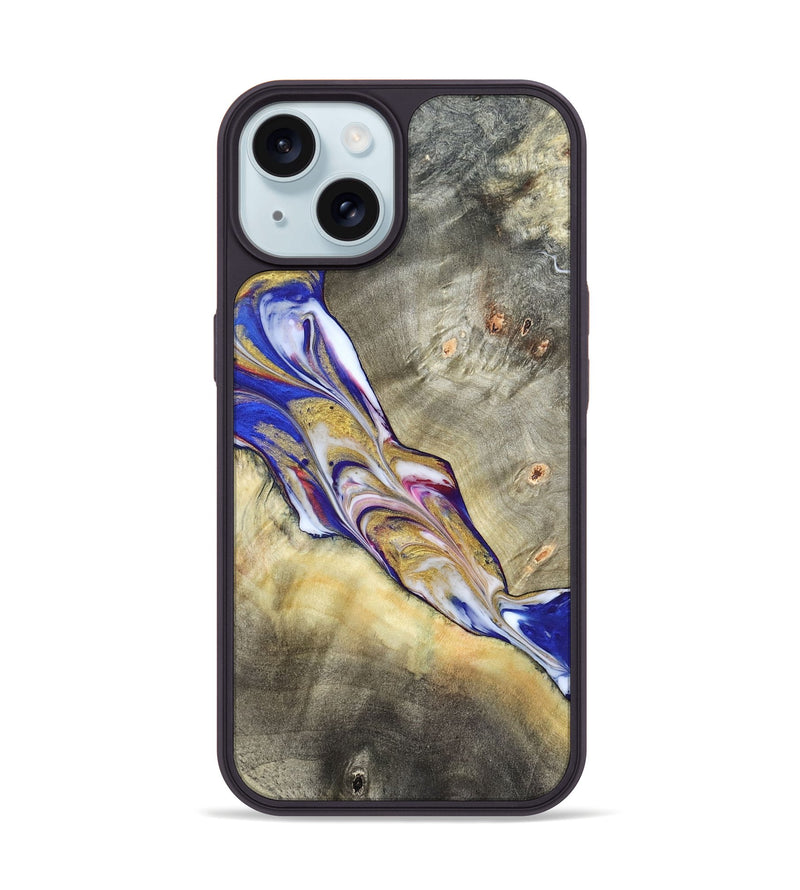 iPhone 15 Wood Phone Case - Chaim (Merica, 820436)