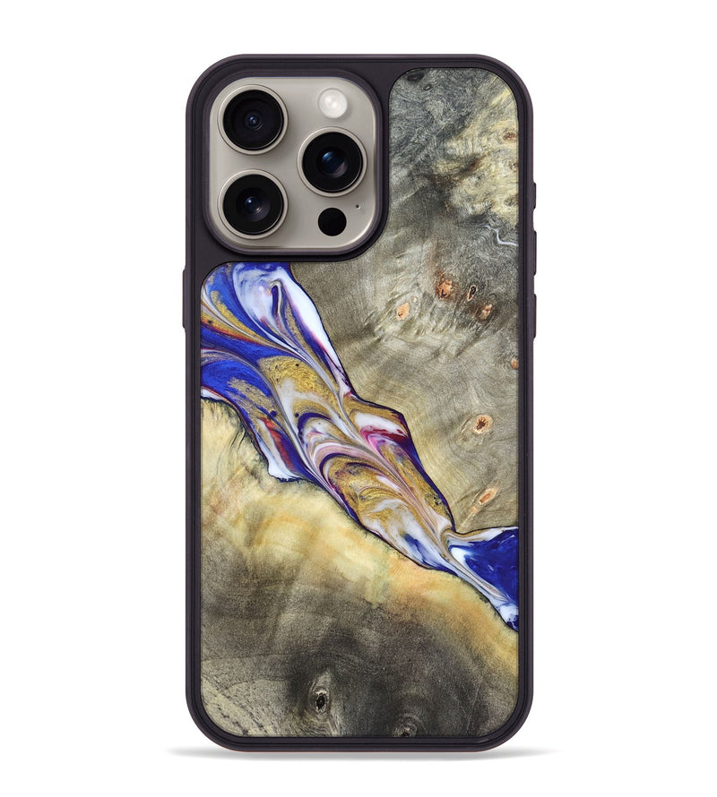 iPhone 15 Pro Max Wood Phone Case - Chaim (Merica, 820436)