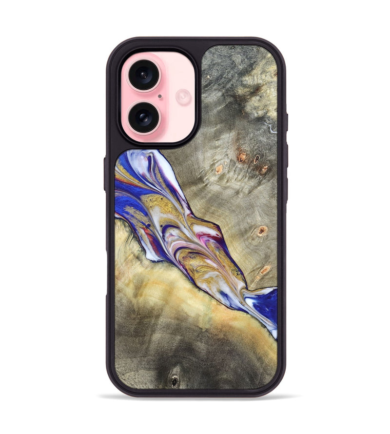 iPhone 16 Wood Phone Case - Chaim (Merica, 820436)