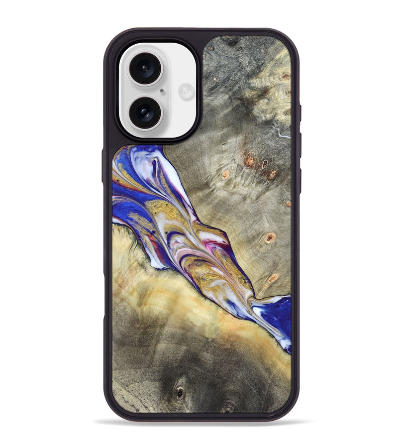 iPhone 16 Plus Wood Phone Case - Chaim (Merica, 820436)