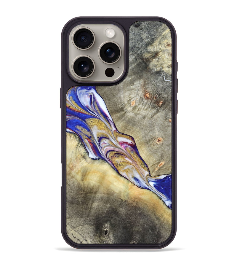iPhone 16 Pro Max Wood Phone Case - Chaim (Merica, 820436)