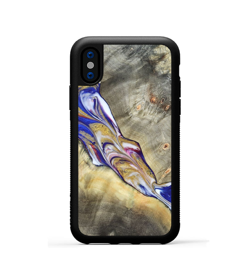 iPhone Xs Wood Phone Case - Chaim (Merica, 820436)