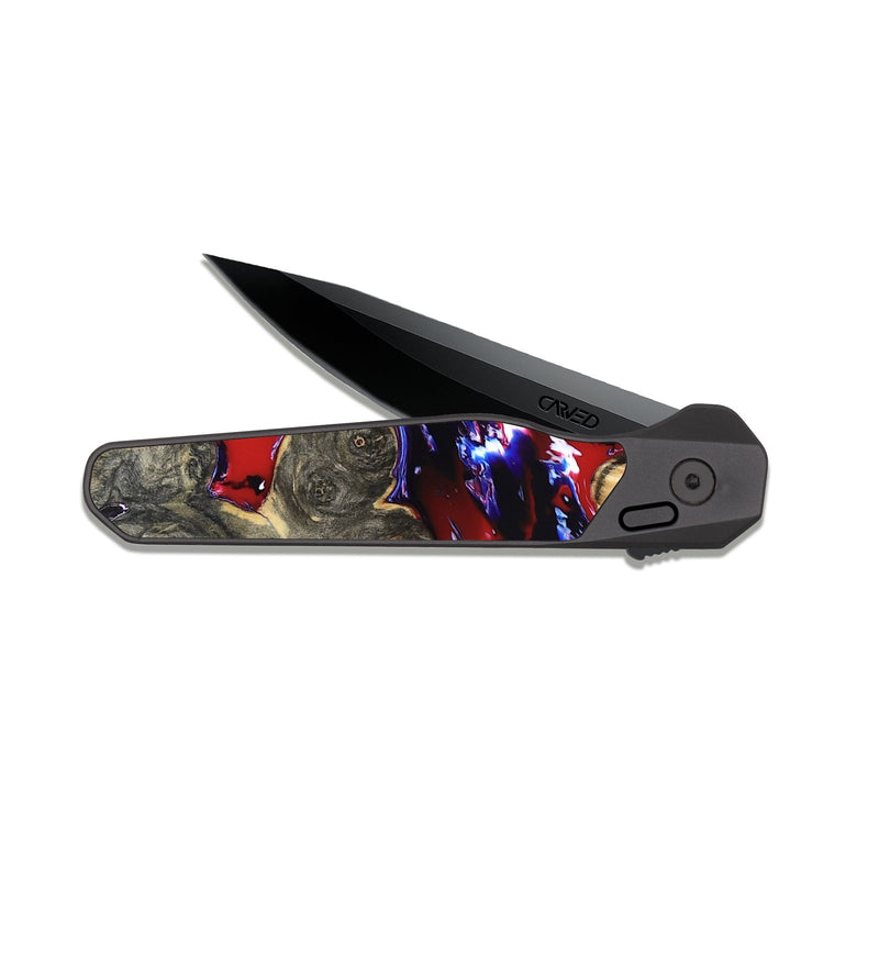 EDC Dark Slate Wood Pocket Knife - Easton (Merica, 820439)