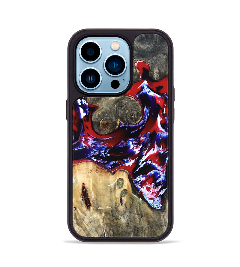 iPhone 14 Pro Wood Phone Case - Easton (Merica, 820439)