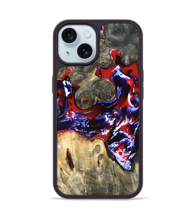 iPhone 15 Wood Phone Case - Easton (Merica, 820439)