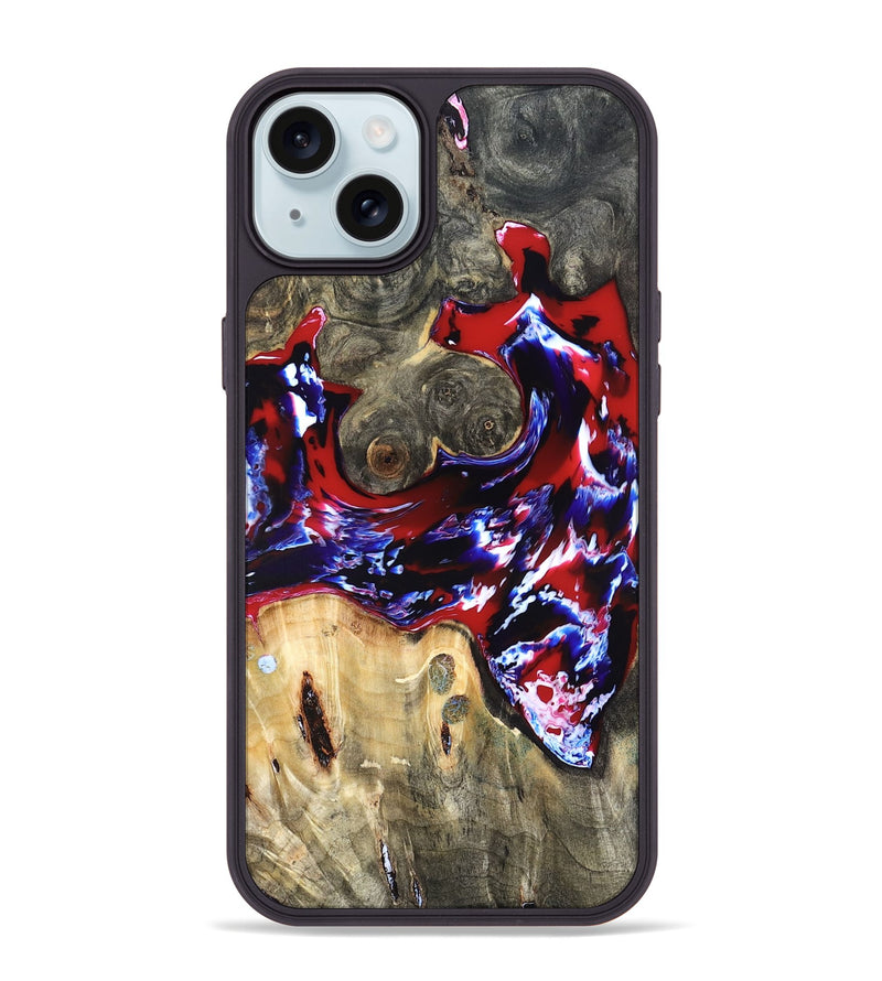 iPhone 15 Plus Wood Phone Case - Easton (Merica, 820439)
