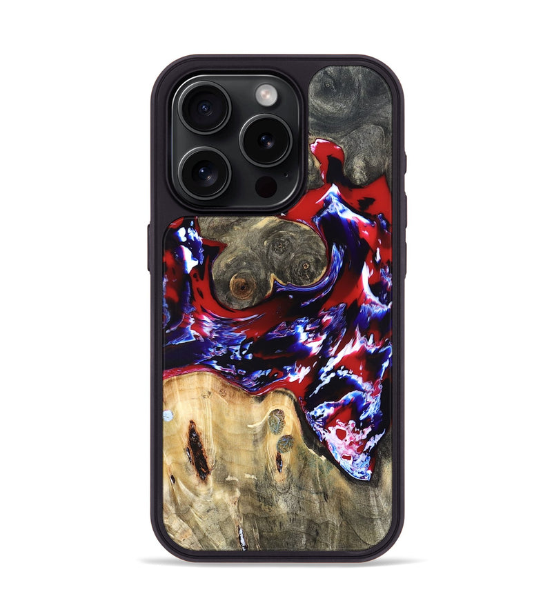 iPhone 15 Pro Wood Phone Case - Easton (Merica, 820439)