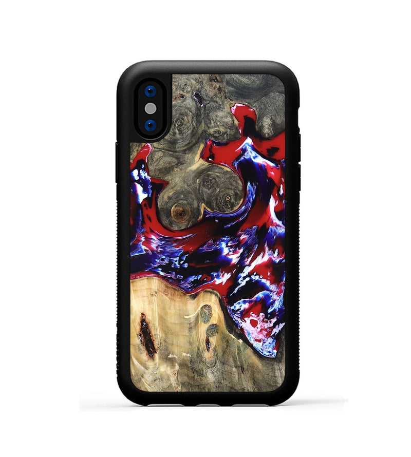 iPhone Xs Wood Phone Case - Easton (Merica, 820439)
